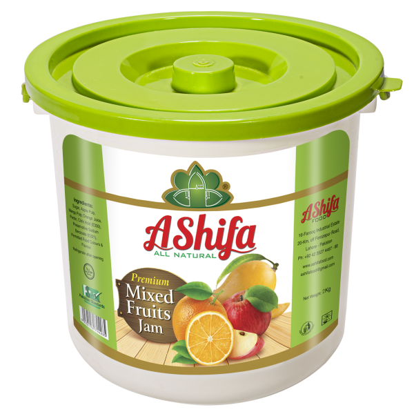 Pure Organic Mixed Fruits Jam 2Kg by Ashifa Foods